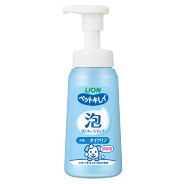 ペットキレイ 泡リンスインシャンプー ニオイクリア 犬用 230ml ペットキレイ ライオンペット