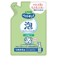 ペットキレイ 泡リンスインシャンプー 犬用 肌ケア つめかえ用 180ml ライオンペット(180ml)