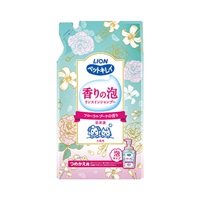 ペットキレイ 香りの泡リンスインシャンプー 犬猫用 フローラルブーケの香り つめかえ用 400ml ライオンペット(400ml)