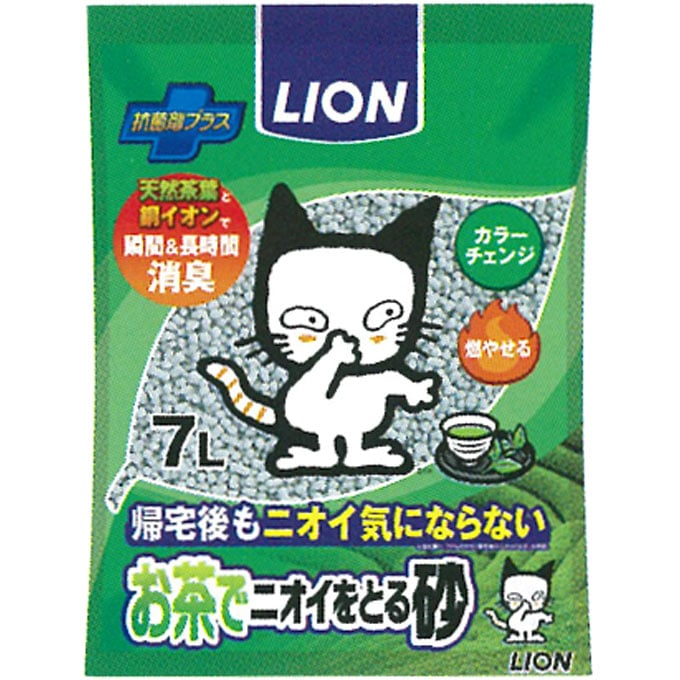 ニオイをとる砂 7歳以上用 鉱物タイプ 5L ライオンペット | イオン