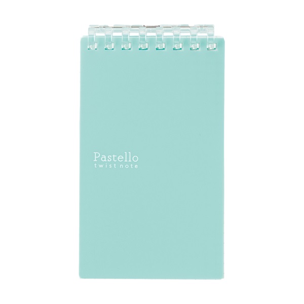 Pastello ツイストノート メモサイズ メモサイズ リーフ40枚(N1961‐19/ライトグリーン)
