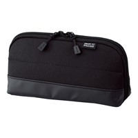 SMART FIT ACTACT ワイドオープンペンケース  ブラック ペン約30本(A7688‐24)