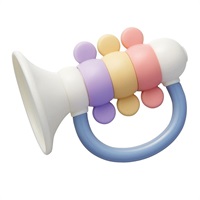 トイローヤル ラ♪の音のゆびあそびラッパ  8ヶ月～ ガラガラ おもちゃ(4903447210000)