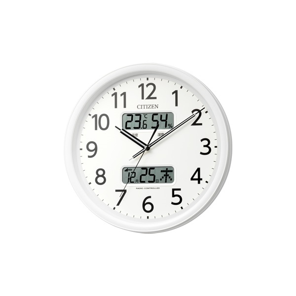 CITIZEN 電波掛時計 オーバル型 CITIZEN（シチズン）電波掛け時計 パルフィス484 – 記念品工房「ここ