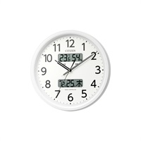 CITIZEN 電波掛時計(ホワイト)