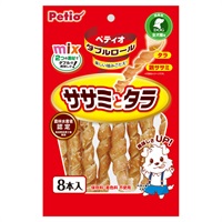 ダブルロール ササミとタラ 8本 ペティオ Petio(8本)