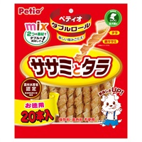 ダブルロール ササミとタラ 20本 ペティオ Petio(20本)