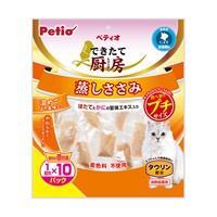 できたて厨房 蒸しささみ プチ 1切れ×10パック ペティオ Petio(1切れ×10パック)