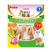 できたて厨房 蒸しかつお プチ 1切れ×10パック ペティオ Petio(1切れ×10パック)