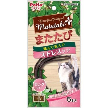 またたびプラス ストレスケア ロングタイプ ササミ 5本 ペティオ Petio ペティオ