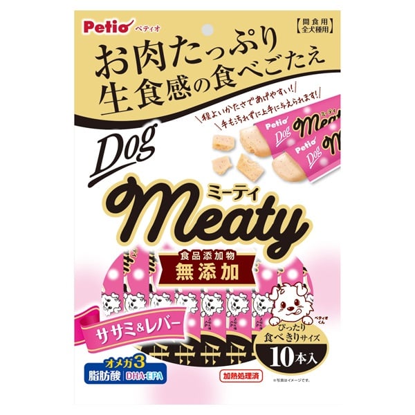 ミーティ ササミ&レバー 10本 ペティオ Petio(10本)