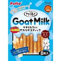 Petio ペティオ わんちゃん用 巻きガム (ササミ巻きヤギミルク乳酸菌入りやわらかスティック)