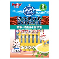 素材そのまま さつまいも とろけるペースト 10本 ペティオ Petio(10本)