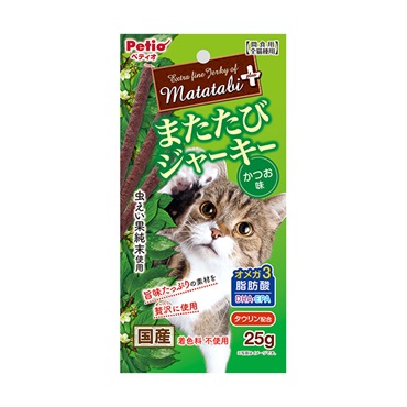 またたびプラス またたびジャーキー かつお味 25g ペティオ Petio