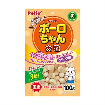 体にうれしい ボーロちゃん 大粒 100g ペティオ Petio