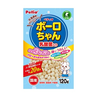 体にうれしい ボーロちゃん 乳酸菌入り 120g ペティオ Petio