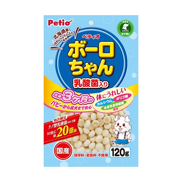 体にうれしい ボーロちゃん 乳酸菌入り 120g ペティオ Petio(120g)