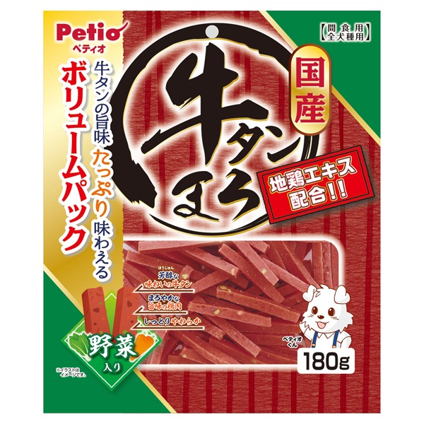 牛タンまろ 野菜入り 180g ペティオ Petio(180g)