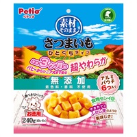 素材そのまま さつまいも ひとくちタイプ 超やわらか 240g ペティオ Petio(240g)