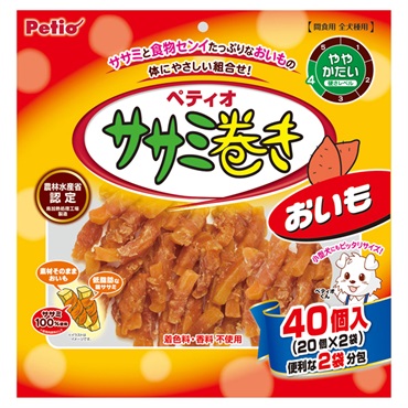 ササミ巻き おいも 40個 ペティオ Petio