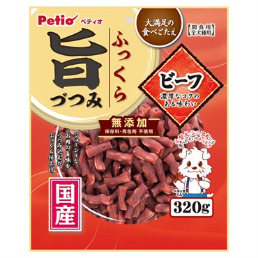 ふっくら旨づつみ ビーフ 320g ペティオ Petio
