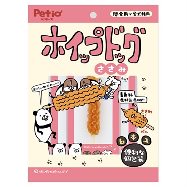 ホイップドッグ ささみ 6本 ペティオ Petio