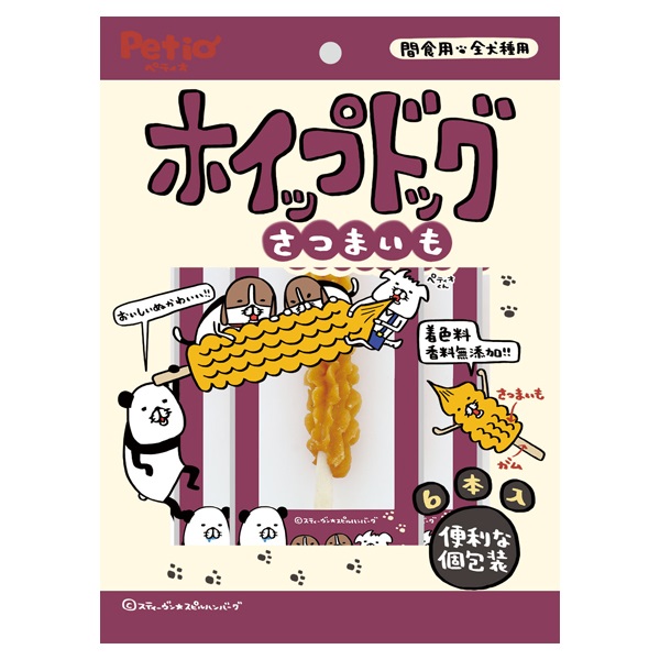 ホイップドッグ さつまいも 6本 ペティオ Petio(6本)