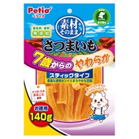素材そのまま さつまいも 7歳からのやわらかスティックタイプ 140g ペティオ Petio(140g)