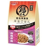 鶏まろ 総合栄養食 半生ごはん 600g ペティオ Petio(7歳からのシニア犬用)