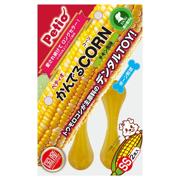 かんでるCORN チキン風味 超小型犬用 SS ペティオ Petio(SS)