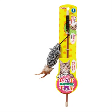 CAT TOY キャットトイ 猫用じゃらし もじゃっとチューチュー 1個 ペティオ Petio