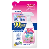 ハッピークリーン 猫トイレのニオイ 消臭＆除菌 詰め替え用 400ml ペティオ Petio(400ml)
