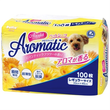 エアセレブ アロマティック ペットシーツ レギュラー 100枚 ペティオ Petio