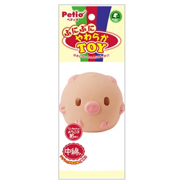 ぷにぷにやわらかTOY ブタ 1個 ペティオ Petio