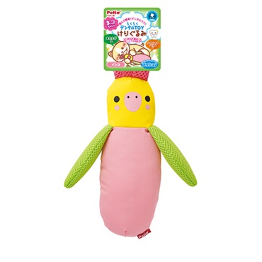 猫用おもちゃ らくらくデンタルTOY けりぐるみ インコ 1個 ペティオ