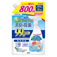 ハッピークリーン 犬オシッコ・ウンチのニオイ 消臭&除菌 800ml ペティオ Petio(800ml)