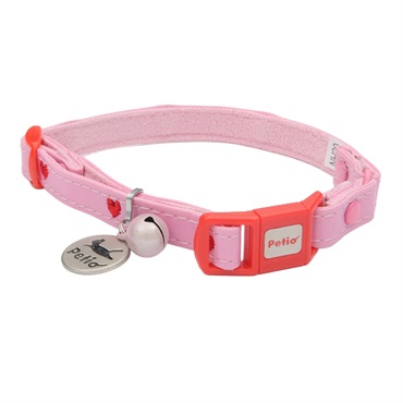 CAT COLLAR キャットカラー ハートレザーカラー ピンク 1個 ペティオ Petio