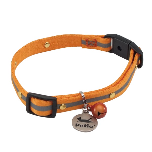 CAT COLLAR キャットカラー ラインカラー オレンジ 1個 ペティオ Petio(1個)