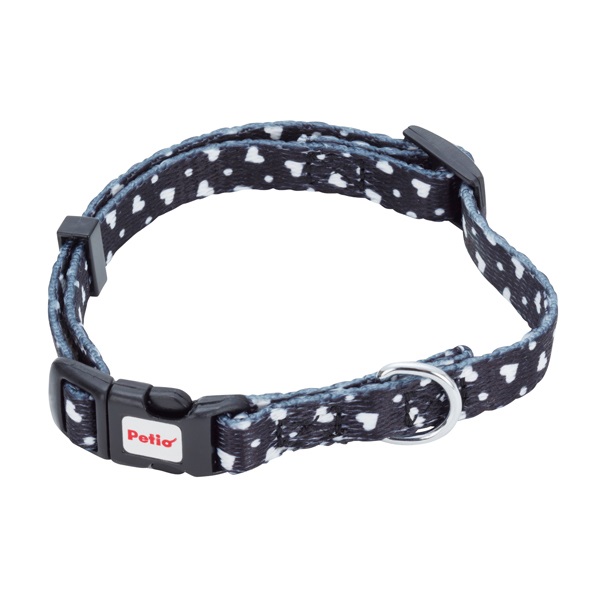 ARFashion アルファッション ハートドットカラー S ブラック ペティオ Petio(S/ブラック)
