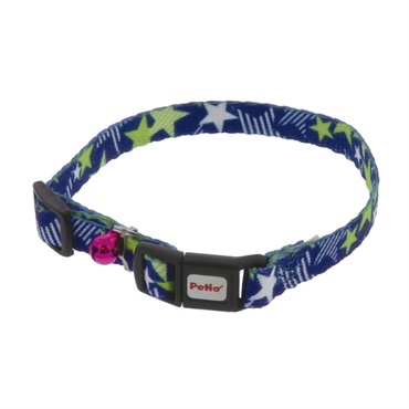 CAT COLLAR キャットカラー スターカラー ブルー 1個 ペティオ Petio