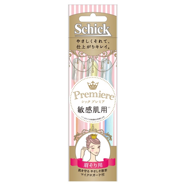 シック プレミア 敏感肌用 まゆ用 L ディスポ 3本 シック Schick シック・ジャパン(3本入)