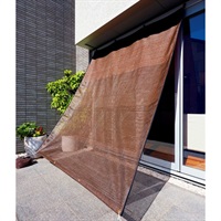 ４段階スリットシェード　ブラウン(200×300cm)
