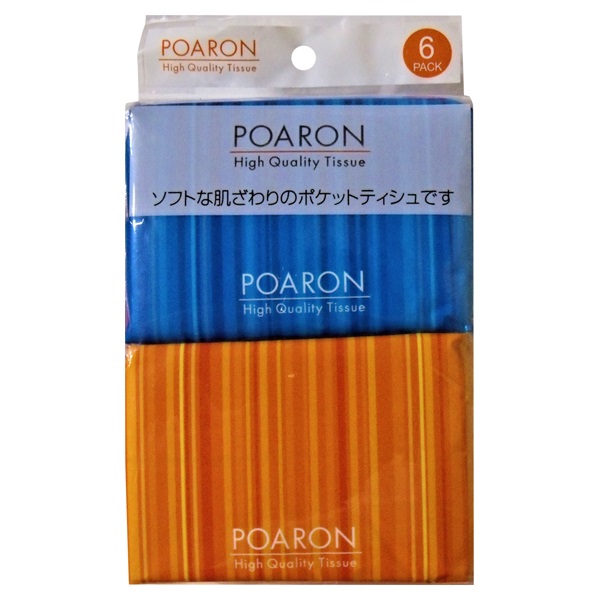 ポアロン ティッシュ 6P 和光製紙(6P)