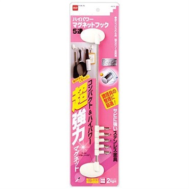 ニトムズ　Ｈパワーマグネットフック５連