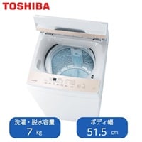 TOSHIBA 7.0kg洗濯機 2024年製 AW-7GME4 東芝 AW-7GME4(W) 7．0kg全自動洗濯機 e angle select ピュア