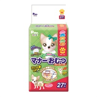 男の子&女の子のための マナーおむつ のび～るテープ付 SSSサイズ 27枚 ピーワン P.one 第一衛材(27枚)
