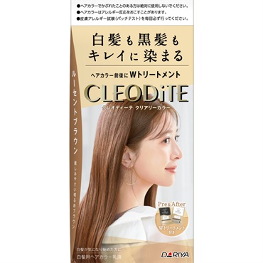 クレオディーテ クリアリーカラー 白髪用 ルーセントブラウン CLEODiTE
