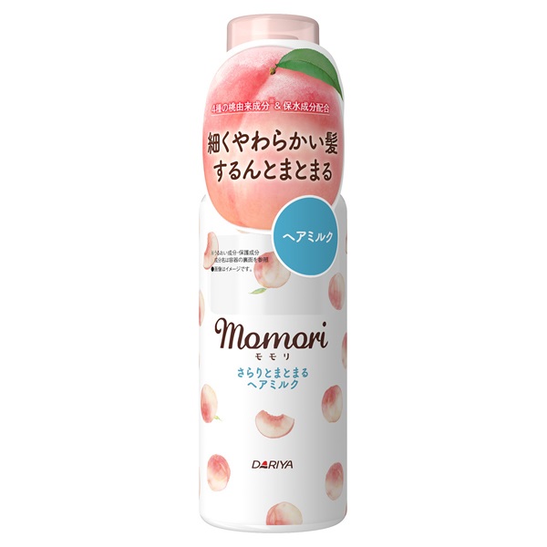 乳液・ミルク momotaro モモリ さらりとまとまるヘアミルク 115ml momori ダリヤ | イオン