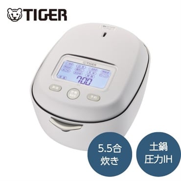 TIGER 圧力IH炊飯器 JRX-S100 KS タイガー魔法瓶 土鍋圧力IH炊飯ジャー JRX-S100-WS | イオンスタイル