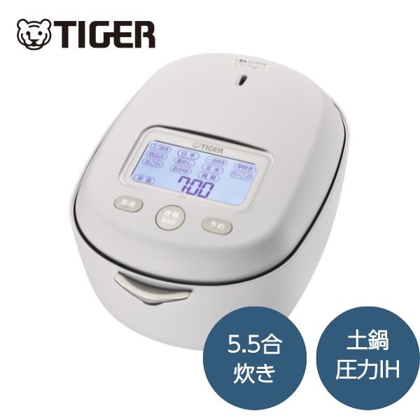 タイガー魔法瓶 土鍋圧力IH炊飯ジャー JRX-S100-WS | イオンスタイル